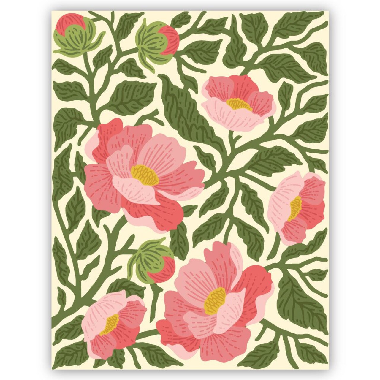 Bold Backgrounds: Vintage Roses - Honey Cuts - Stand-Alone Dies
